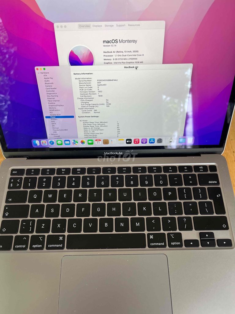 Фото 2: Apple MacBook Air 2020 i3 13 дюймов 8GB/256GB серый