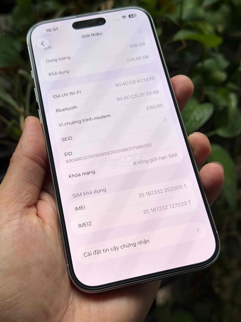 Фото 3: iPhone 16 Pro Max 256GB VNA Белый P91%