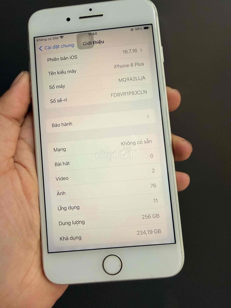 Фото 2: iPhone 8 Plus 256GB Zin Full