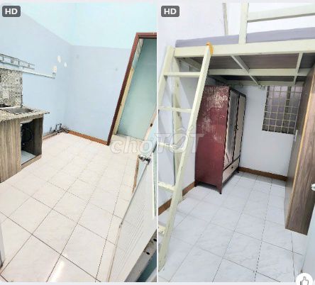 2 спальни с антресолью 45м2, окно, полная мебель 5,5 млн Конгхоа, 12-й район