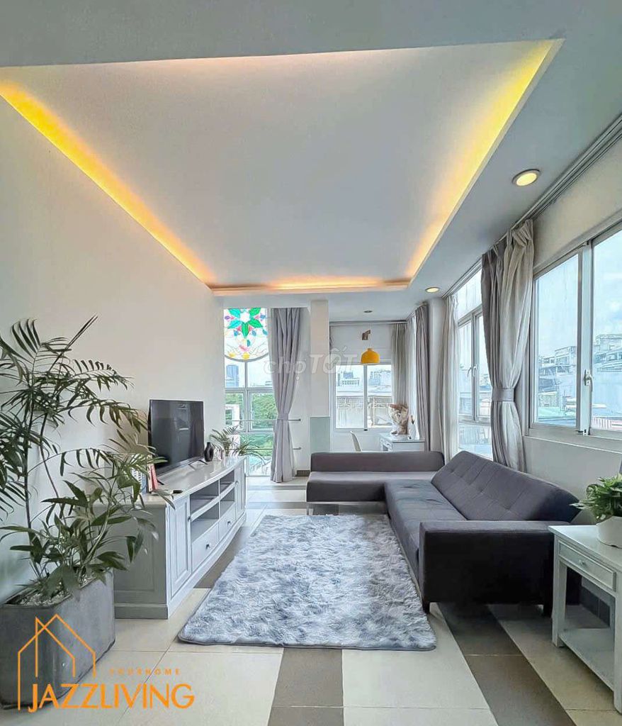 Аренда квартиры 2 спальни 55 м², с полной мебелью, улица Хай Ба Чынг, район 1