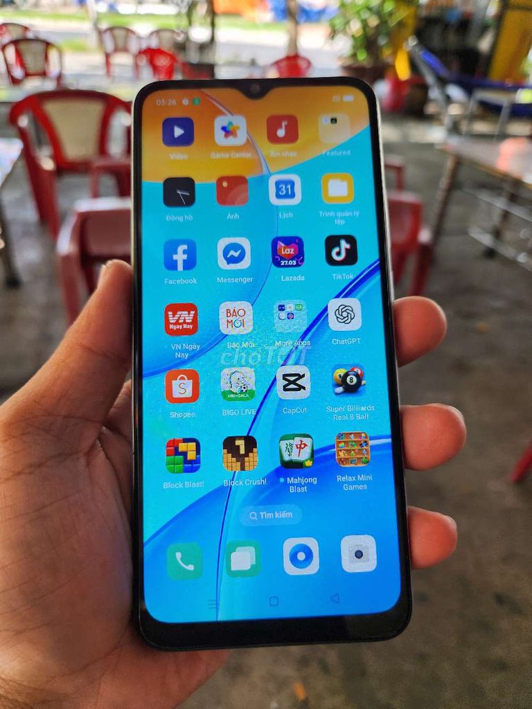 Oppo A15 синий