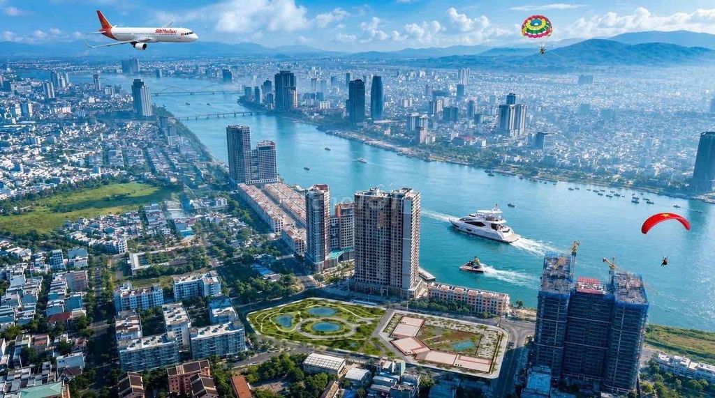 Угловая квартира 2 спальни 90,3 м² с прекрасным видом, проветриваемая круглый год