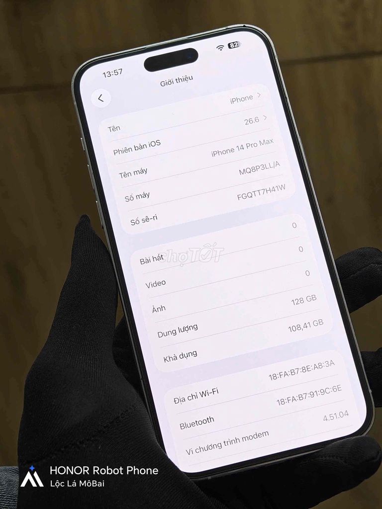 Фото 3: Apple iPhone 14 Pro Max 128GB Bạc