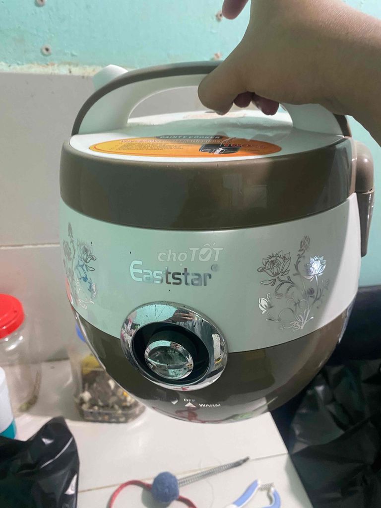 Eaststar Рисоварка с антипригарным покрытием, коричневый, белый