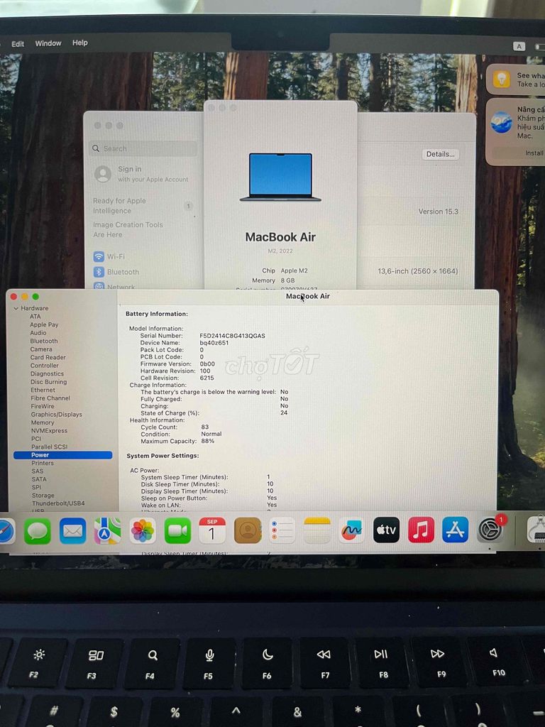 Фото 3: MacBook Air M2 Ram 8GB Ssd 256GB