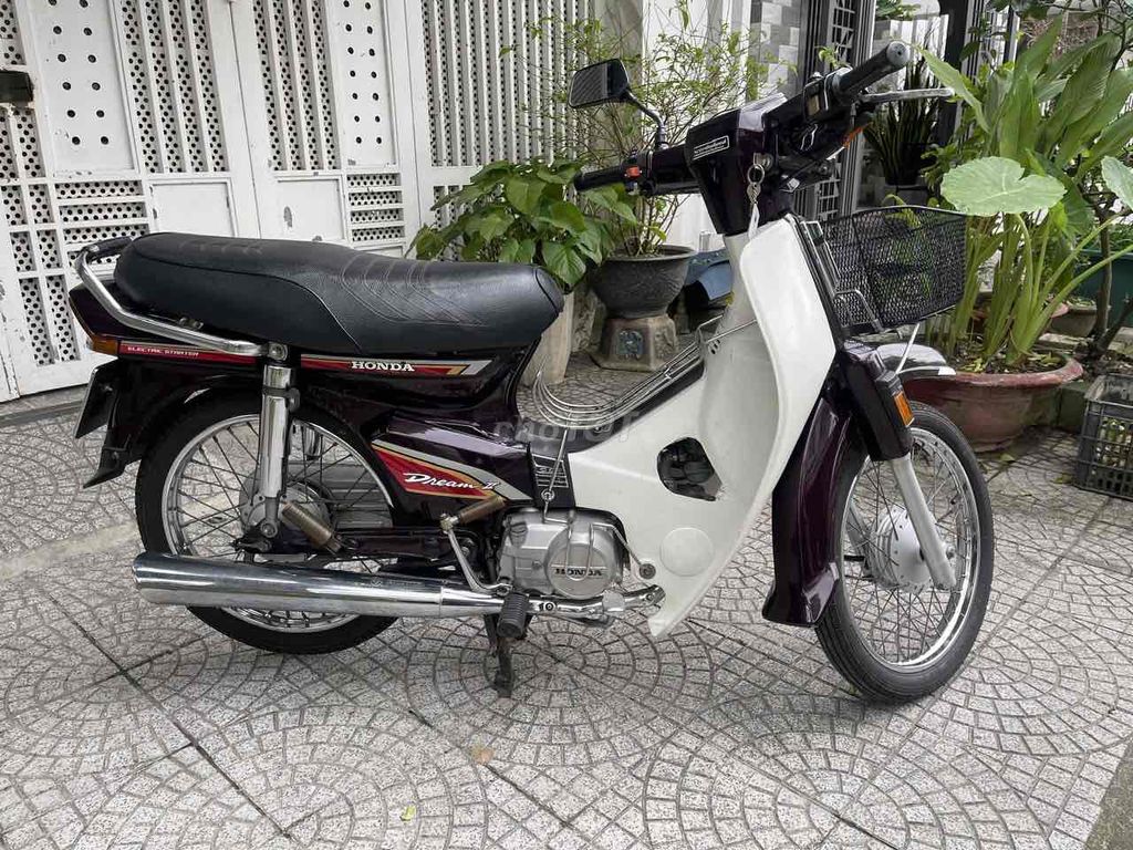 Honda Dream Thai 1998 Темно-красный, Белый
