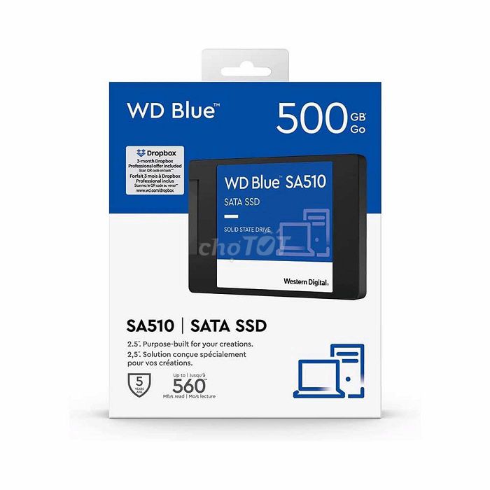 Жесткий диск SSD Western Digital WD Blue SA510 500GB