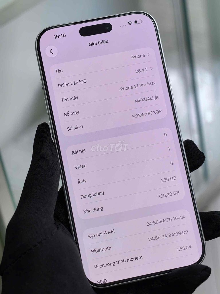 Фото 2: Apple iPhone 17 Pro Max 256GB Bạc 2 SIM