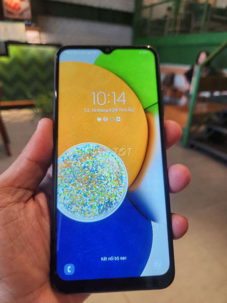 Samsung A03 синий