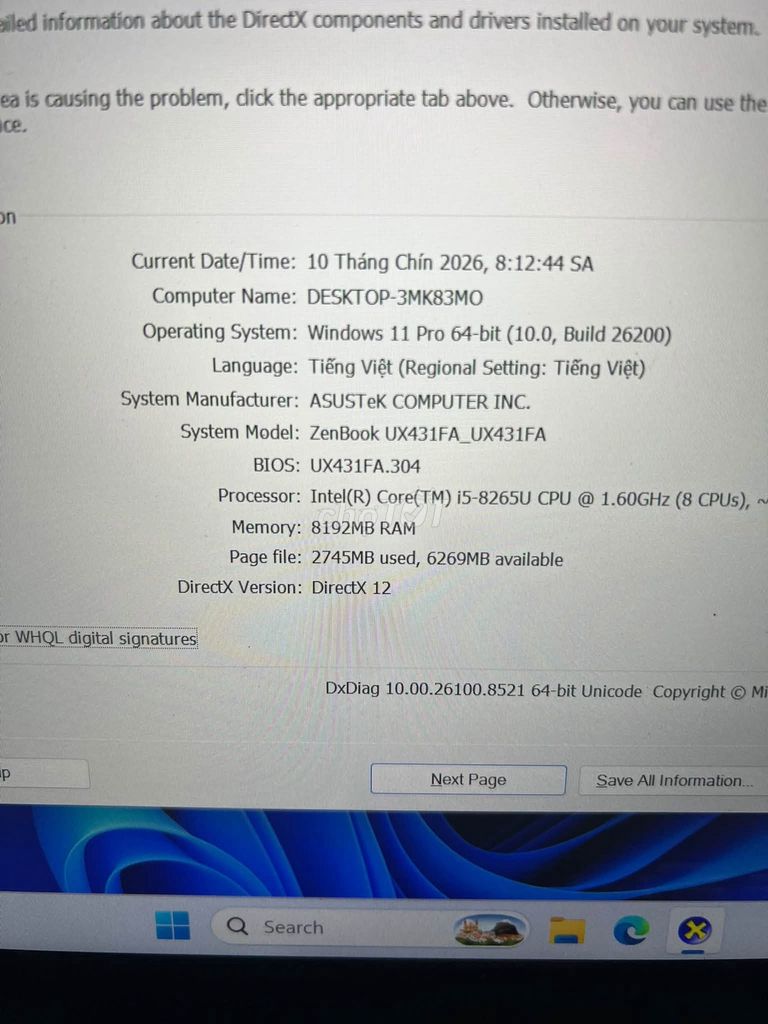 Фото 2: ASUS ZenBook 14 UX431FA i5-8265U 8GB Как новый