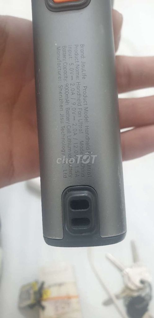 Фото 2: Ручной вентилятор JisuLife Handheld Fan Ultra1 серый