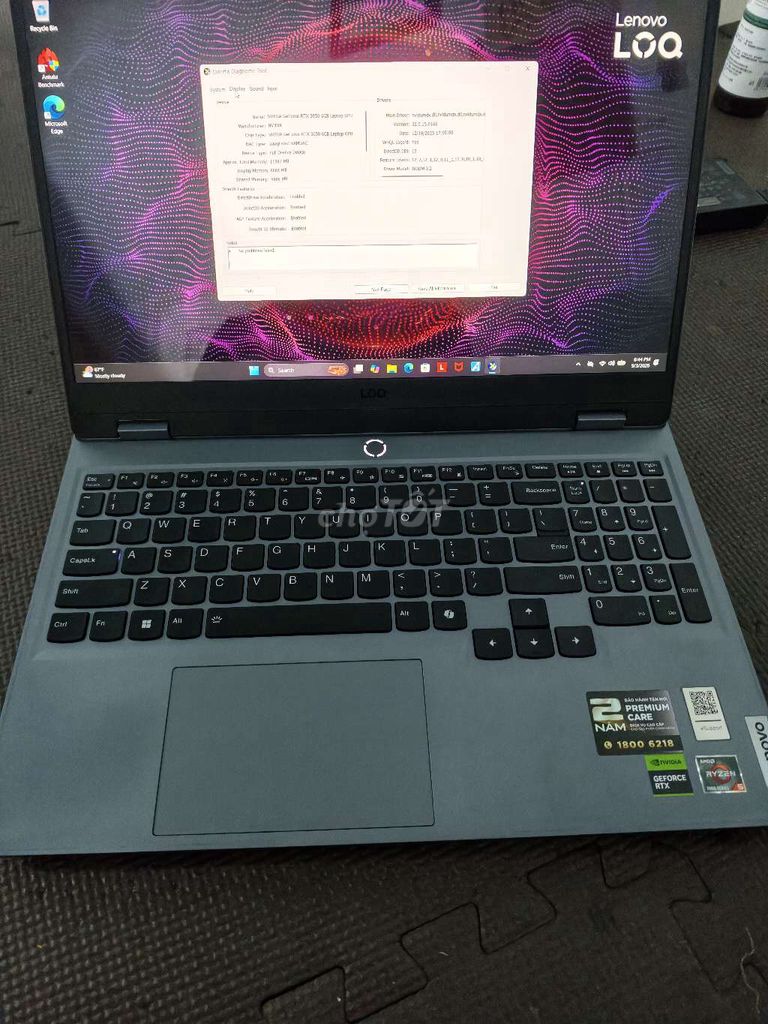 Lenovo LOQ R5-7235HS RTX 3050 6G 15.6 12GB/512GB