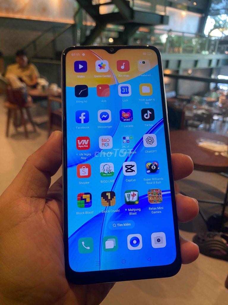 Oppo A15 синий