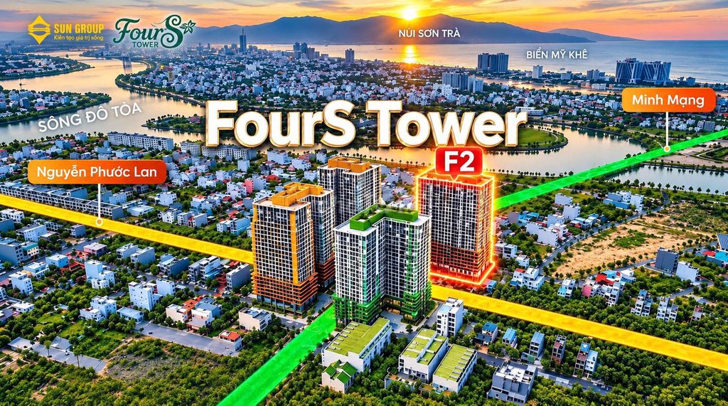 ВСЕГО ОТ 1,9 МЛРД ВЛАДЕЙТЕ КВАРТИРОЙ В РАЙОНЕ ХОА СУАН - FOURS TOWER