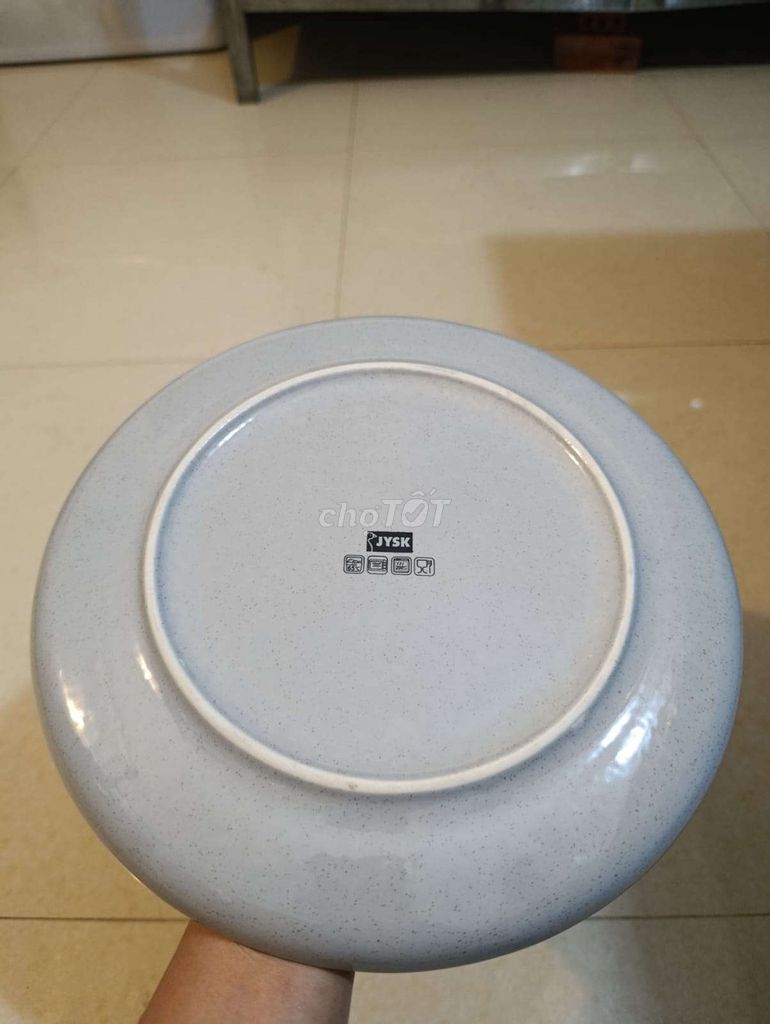 Фото 2: Đĩa JYSK FERDUS Gốm Xám 27cm