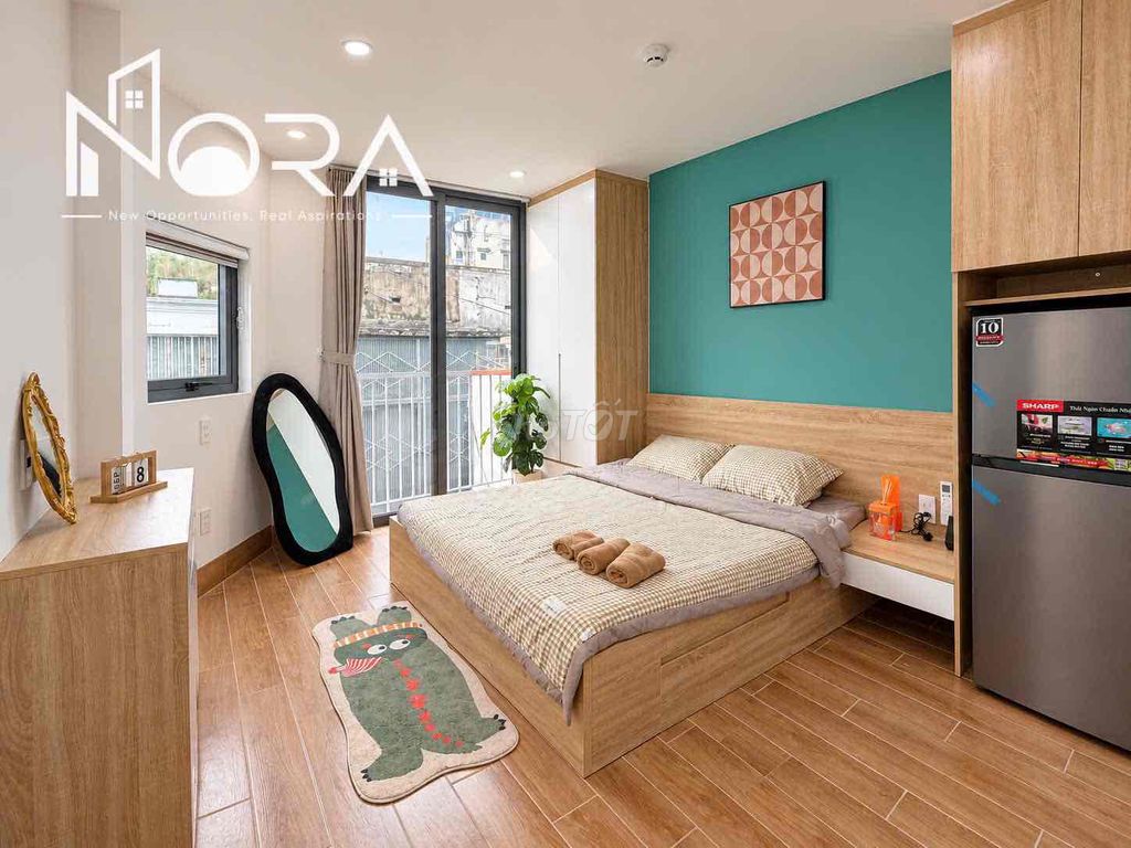 Аренда квартиры в районе 3, 35 м², полностью меблирована, балкон, просторно и свежо, рядом с рынком Банко