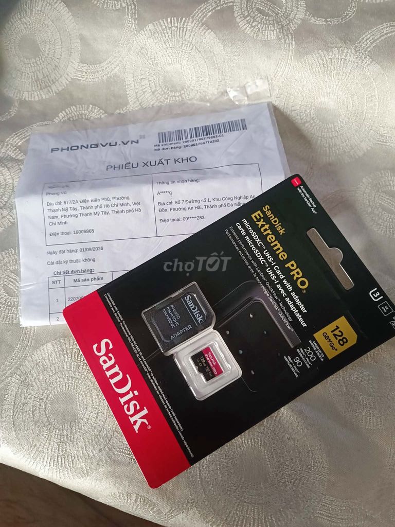 Карта памяти MicroSDXC SanDisk Extreme PRO 128GB