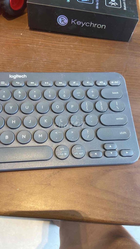 Фото 3: Клавиатура Bluetooth Logitech K380 серая