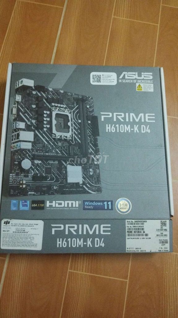 Фото 2: Процессор Intel i3-12100F, материнская плата Asus H610, гарантия 1 год