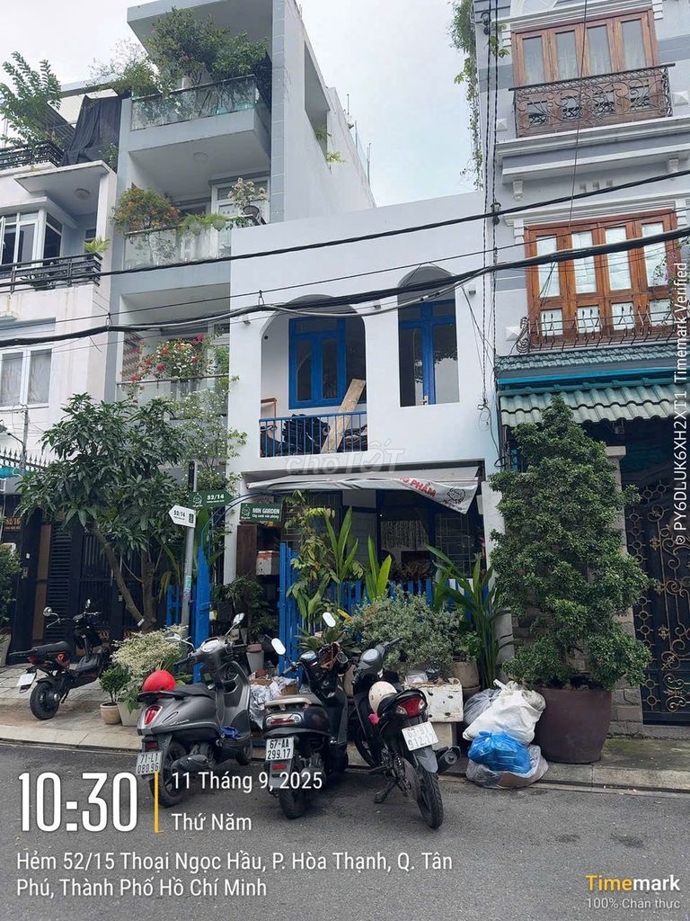Сдается дом 52/14 Thoại Ngọc Hầu, 4x20 м, 1 этаж, цена 14 млн/месяц