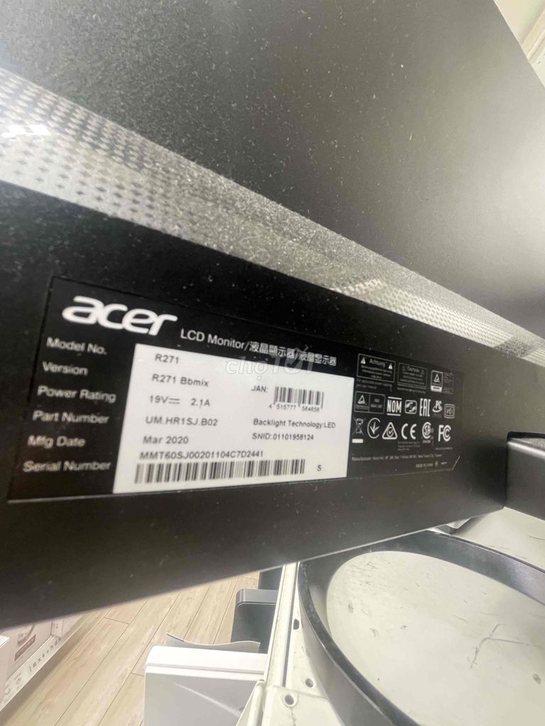 Фото 3: Acer R271 Bbimix Черный Япония