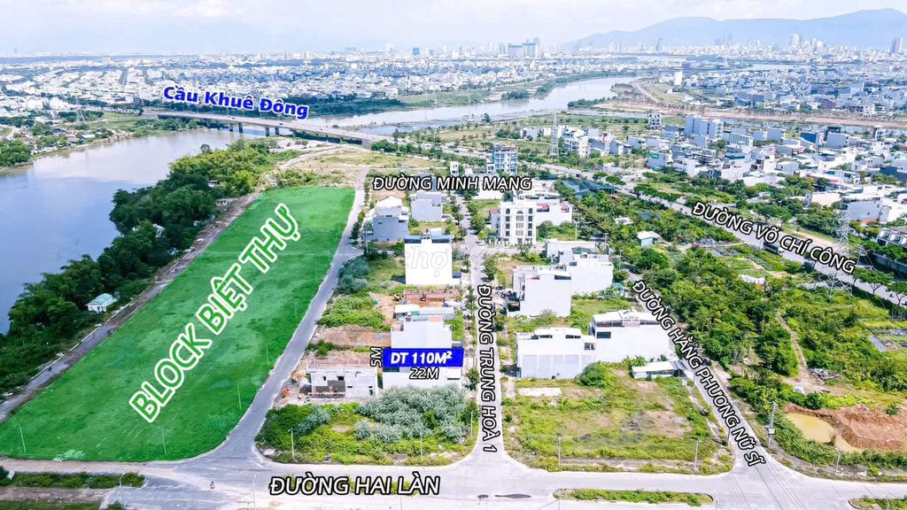 Участок 110 м², юго-восточное направление, рядом с Хоа Суан