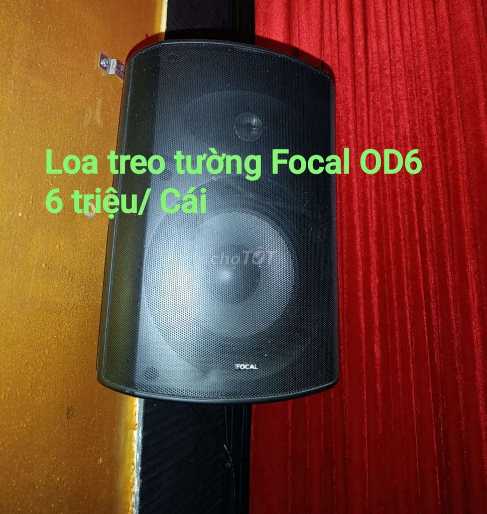 Настенный динамик Focal OD6 черный, живой звук