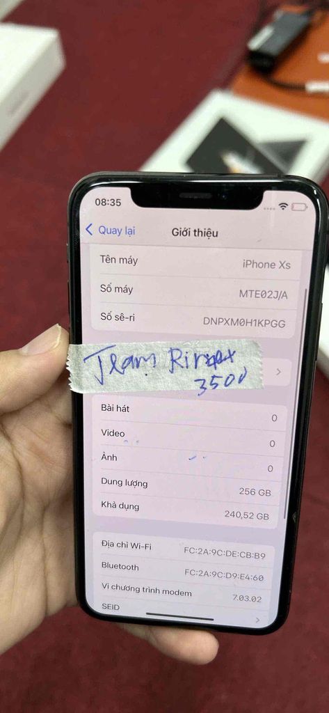 Apple iPhone Xs 256GB черный JP