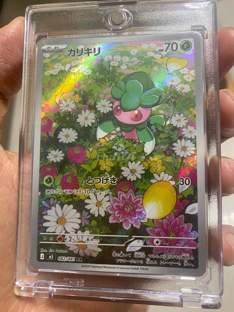 🌸 [JP TCG] Карточка Pokemon Karikiri (Fomantis) 082