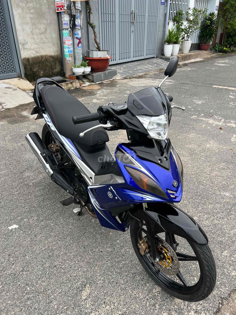 Yamaha Exciter 135 2010 синий, черный, серебристый