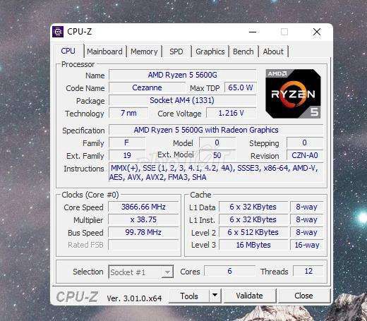 Фото 2: Настольный компьютер Ryzen 5 5600G 16GB DDR4