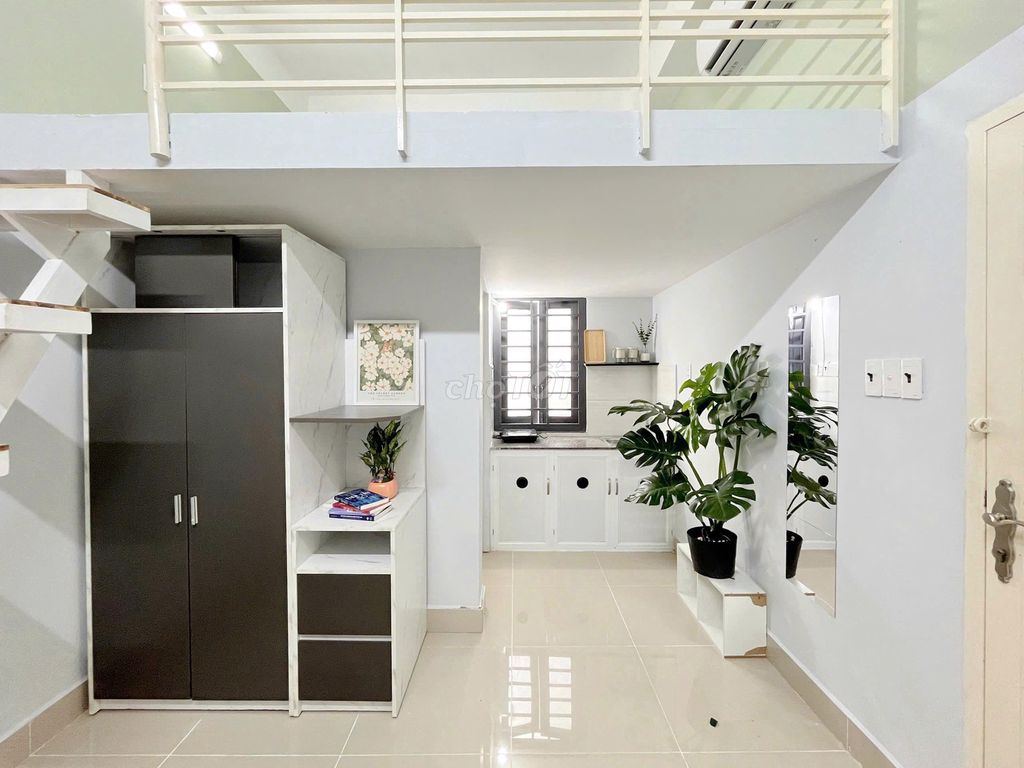 🏠DUPLEX NGUYỄN ВАН ДАУ – ДВУХУРОВНЕВОЕ ПРОСТРАНСТВО, ПОЛНАЯ МЕБЛИРОВКА
