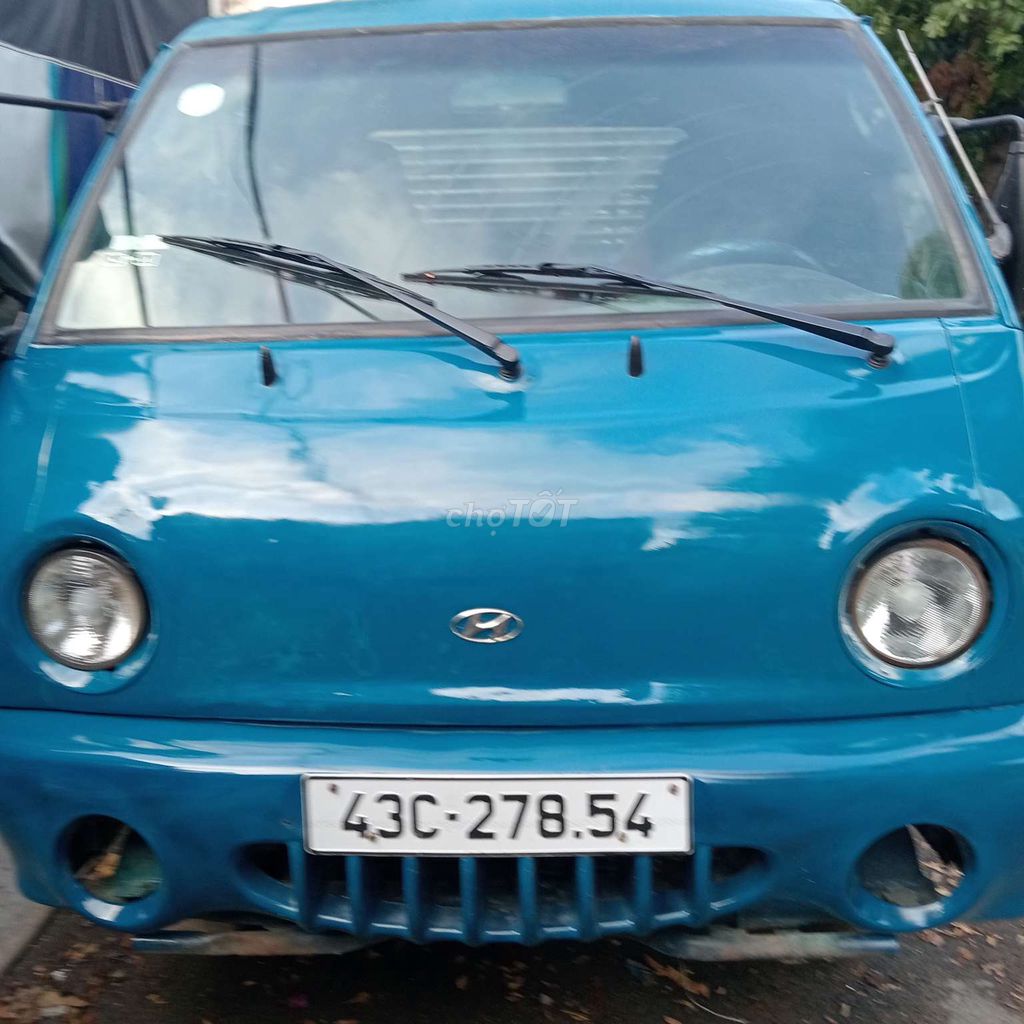 Грузовик с закрытым кузовом Hyundai 1.25т, синий, нержавейка