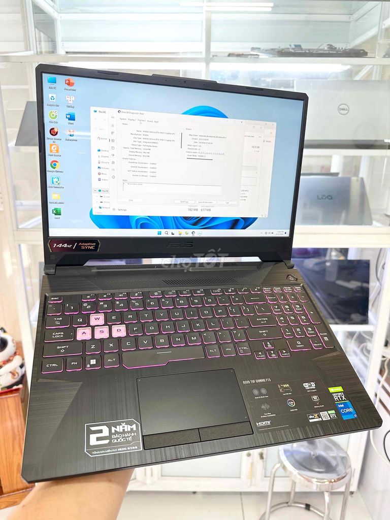 Asus Tuf FX506 i7 RTX3050Ti Ноутбук отличный 99,99