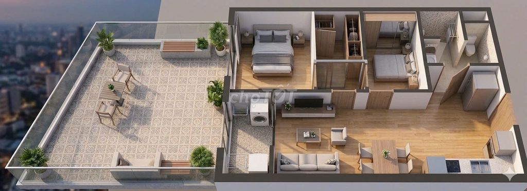 ГОРЯЧАЯ КВАРТИРА 1PN+ 98,2М2 С САДОМ 44М2 FOURS TOWER ЦЕНА 2 МИЛЛИАРДА 800 МИЛЛИОНОВ