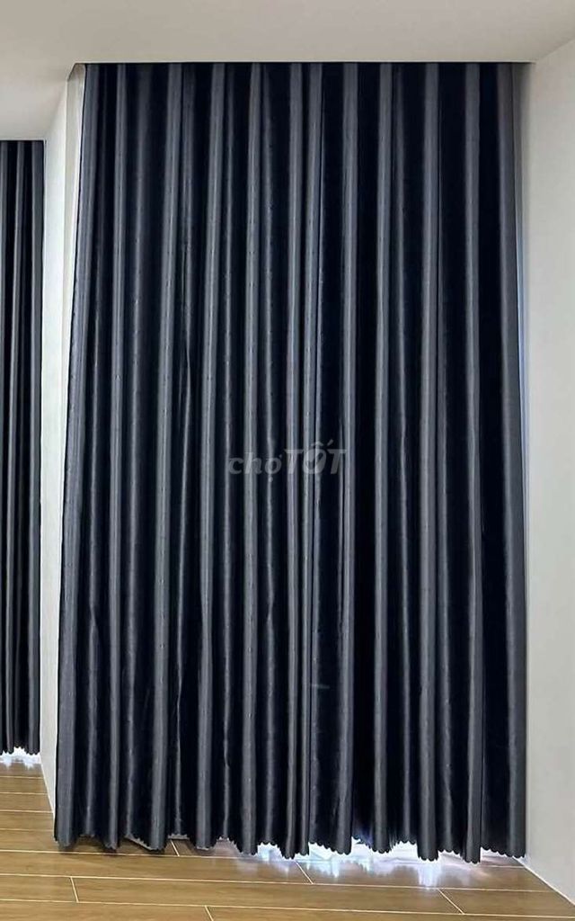 Шторы из черной ткани 1,2м x 2м