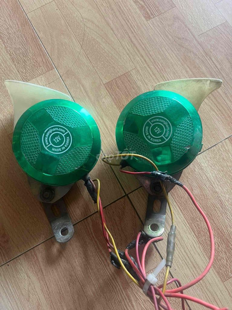 Автомобильный клаксон Samju 12V Корея Зеленый