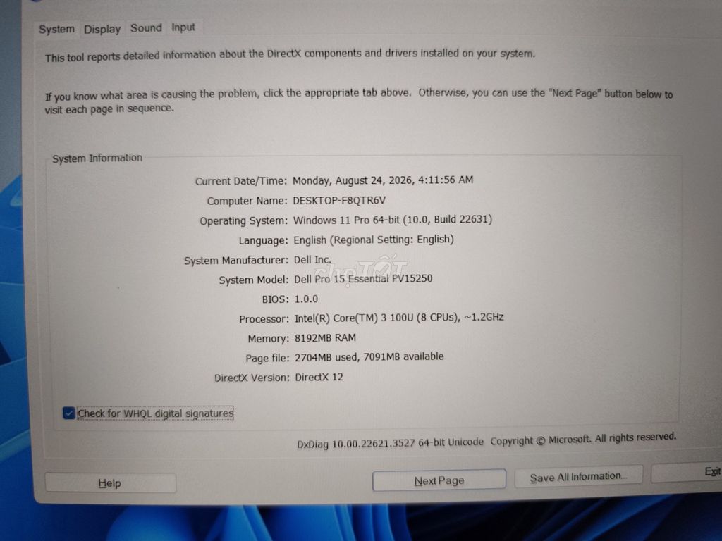Фото 3: Dell Pro 15 Essential PV15250