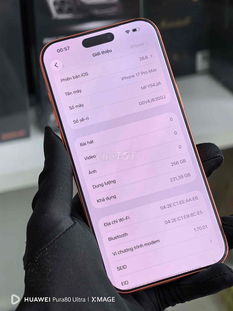 Apple iPhone 17 Pro Max 256GB Cam 99%