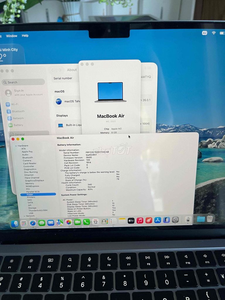 Фото 3: Apple MacBook Air M2 13 inch 8GB/256GB SSD Серый
