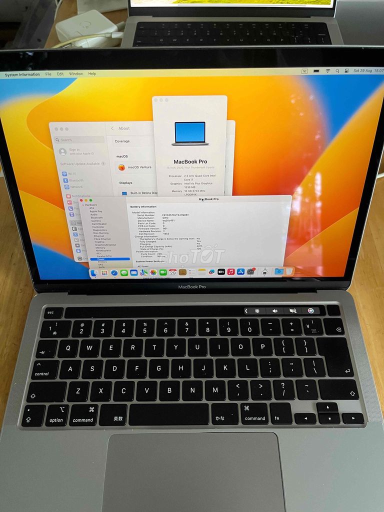 Фото 2: MacBook Pro 2020 i7 Ram 16GB Ssd 512GB