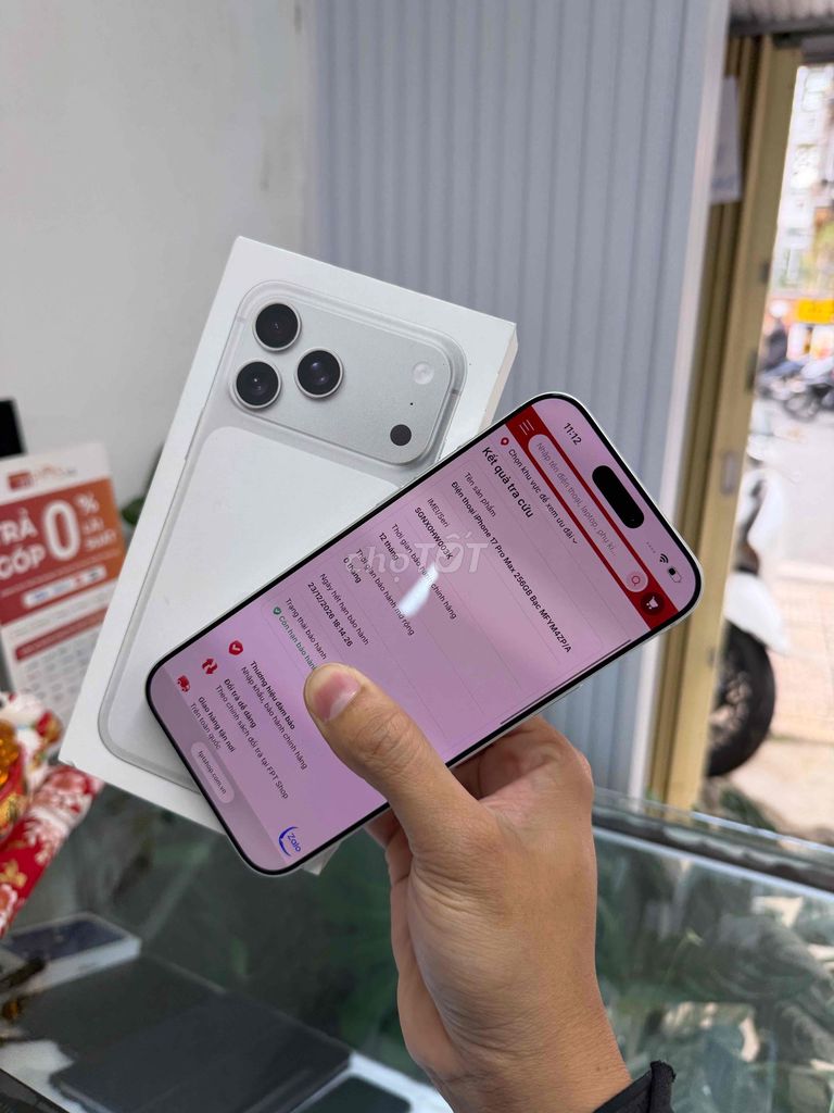 Apple iPhone 17 Pro Max 256GB Bạc 99.99%