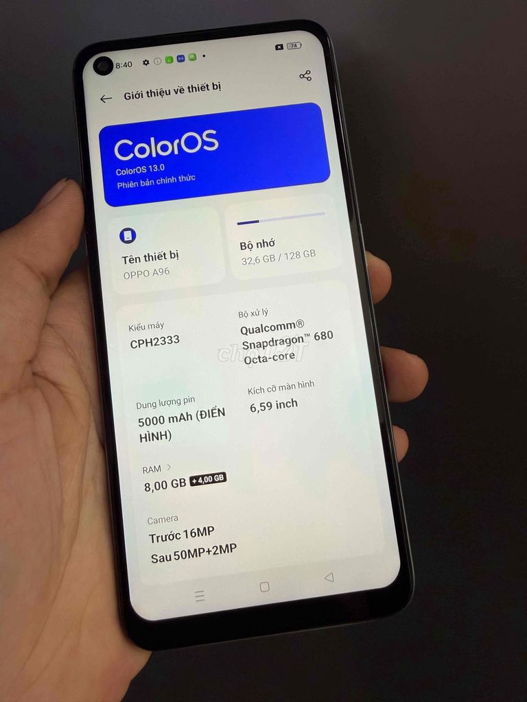 Фото 3: Oppo A96 8GB/128GB