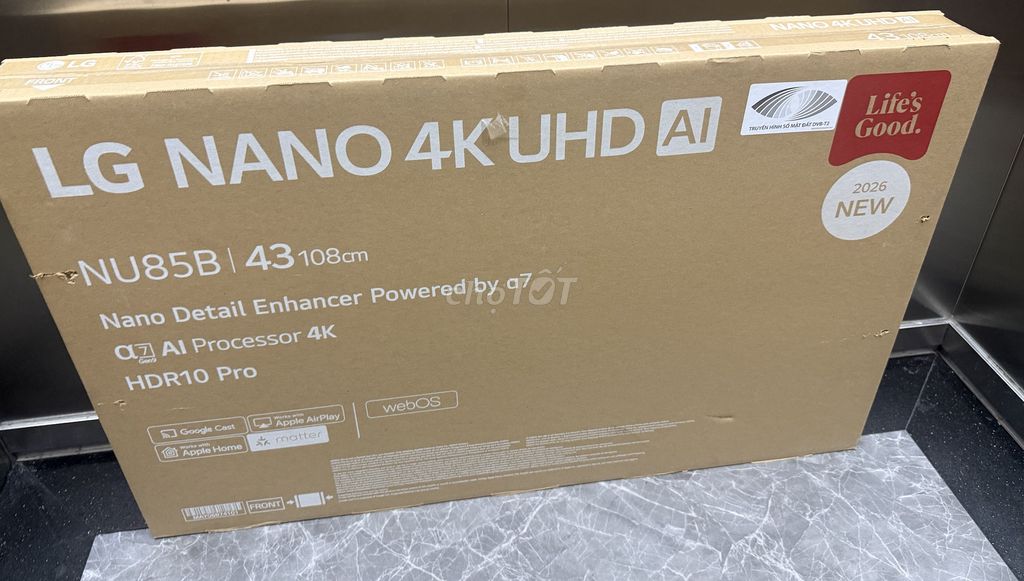 Телевизор LG NU85B 4K UHD 43 дюйма webOS