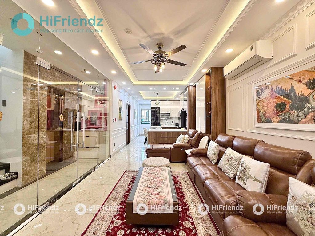 🧧Элитная квартира 3 спальни, 4 санузла, 130 м², район PHAN XÍCH LONG