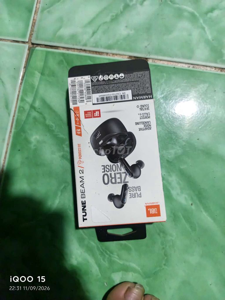 Наушники JBL Tune Beam 2, чёрные