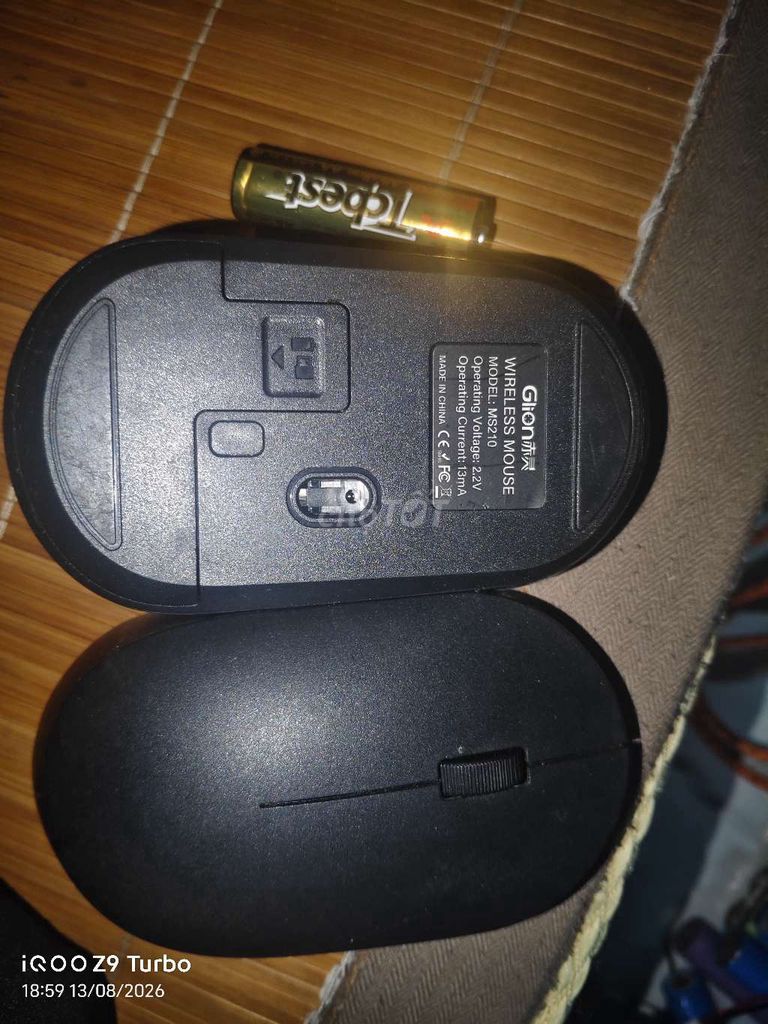 Цена 2 беспроводные мыши Glion MS210 Черная 2.4GHz