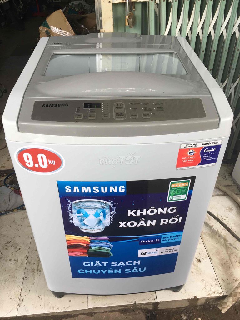 Стиральная машина Samsung 9 кг серая