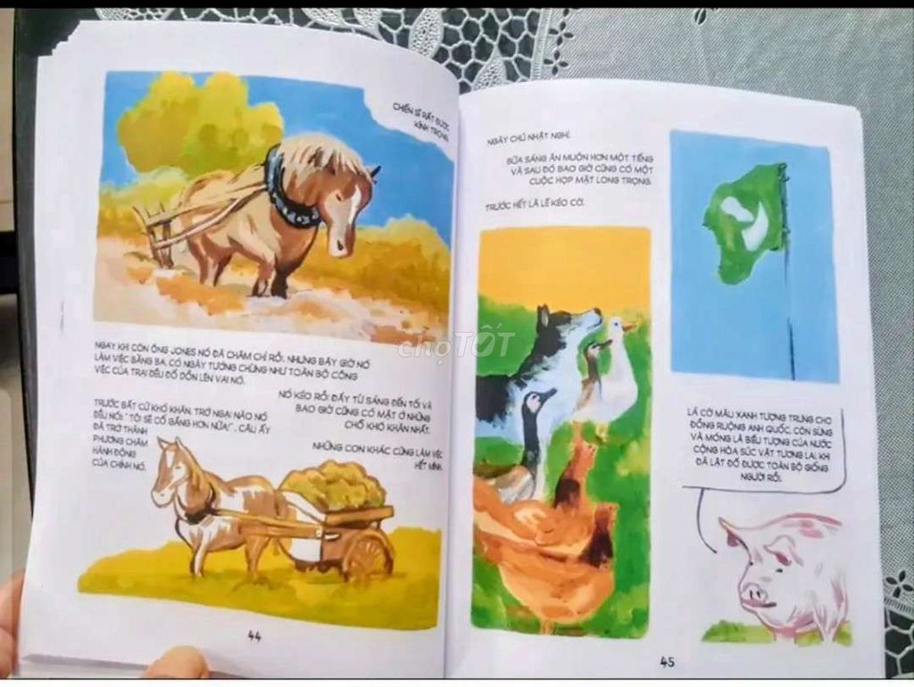 Фото 2: Скотный двор - Джордж Оруэлл, цветной комикс